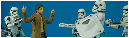 Poe Dameron and First Order Riot Control Stormtrooper The Black Series 6-Inch Two Pack Poe Dameron and First Order Riot Control Stormtrooper The Black Series 6-Inch Two Pack