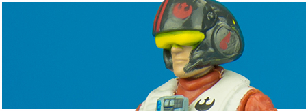 Poe Dameron from the first wave of action figures in Hasbro's Star Wars: The Force Awakens collection Poe Dameron from the first wave of action figures in Hasbro's Star Wars: The Force Awakens collection