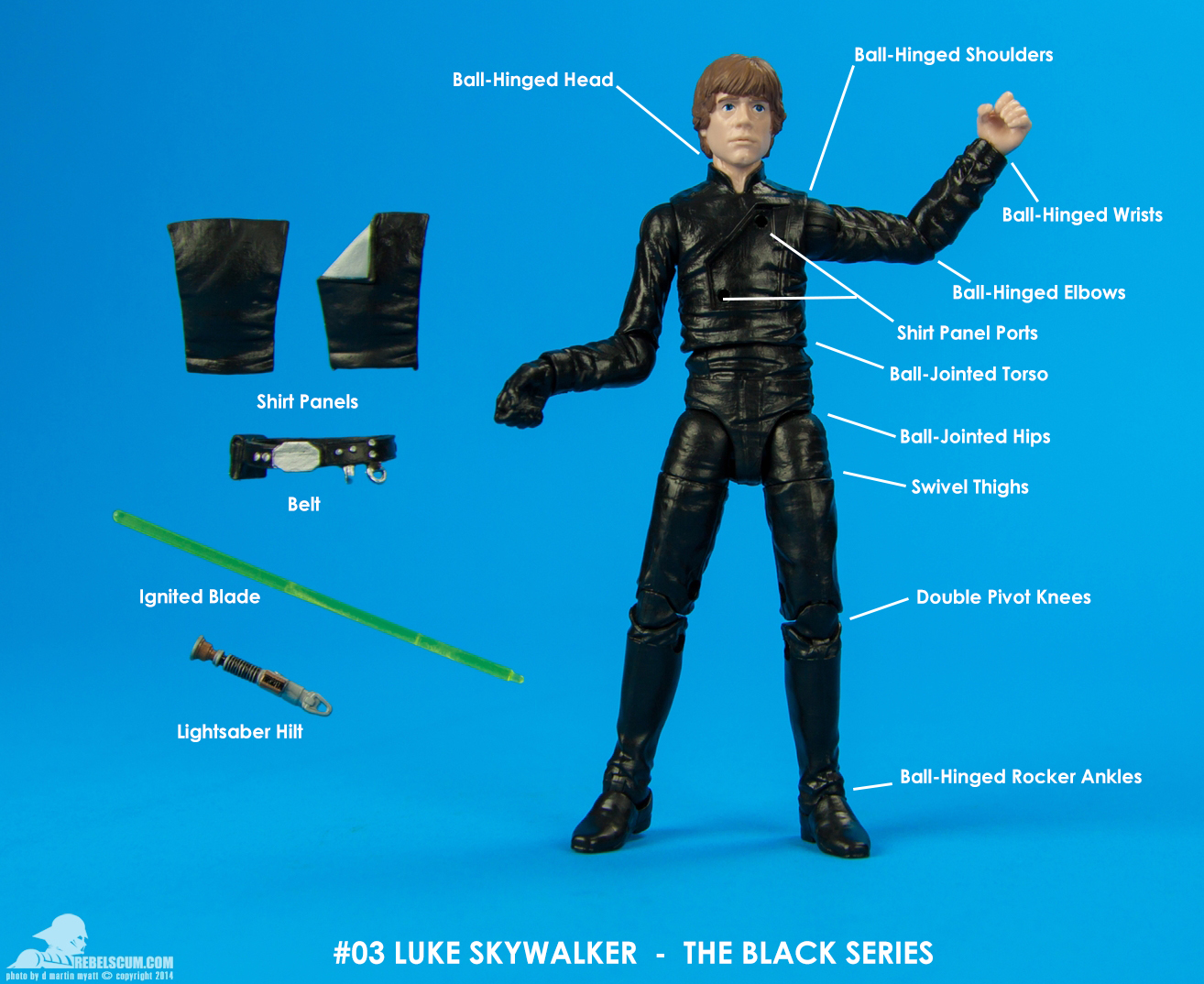 Luke skywalker black series 6 inch deals