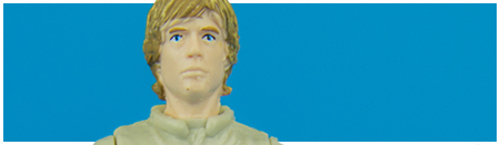 Luke Skywalker from the first wave of action figures in Hasbro's Star Wars: The Force Awakens collection Luke Skywalker from the first wave of action figures in Hasbro's Star Wars: The Force Awakens collection