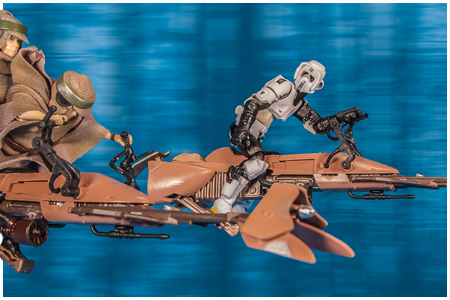 Speeder Bike with Scout Trooper