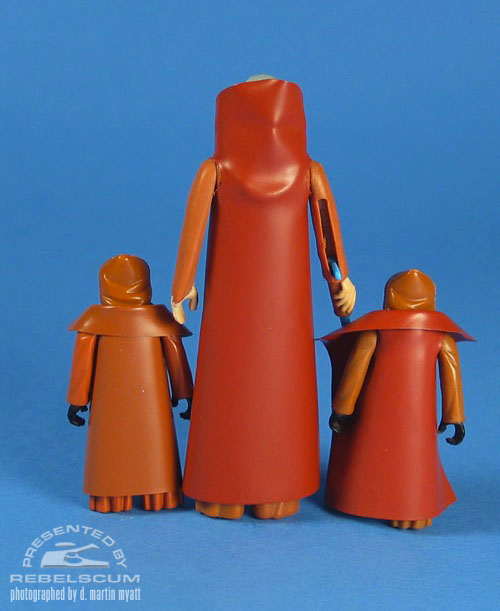 Colour Comparison Left To Right: Domestically Released Vinyl Cape Jawa, Ben (Obi-Wan) Kenobi, Australian Released Toltoys Vinyl Cape Jawa