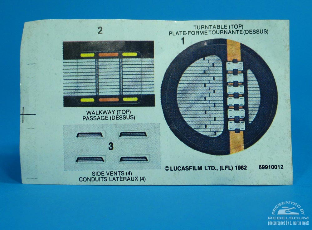 Kenner Canada Sticker Sheet