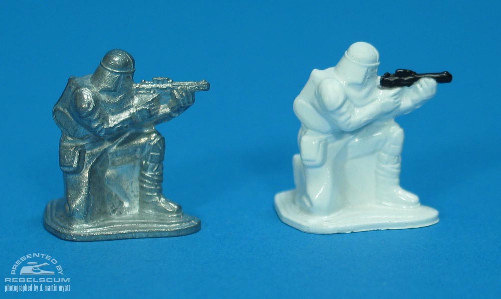 Unpainted Hoth Imperial Stormtrooper from the Hoth Generator Attack Action Playset