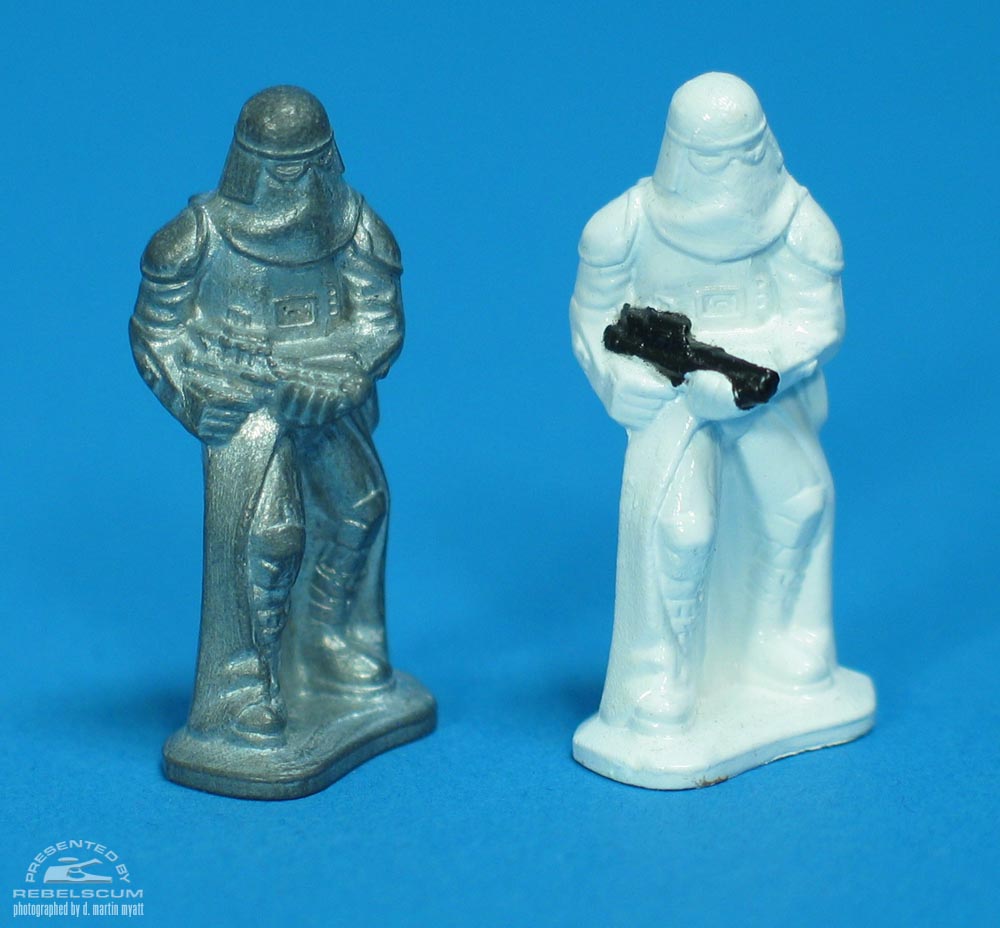 Unpainted Hoth Imperial Stormtrooper from the Hoth Generator Attack Action Playset