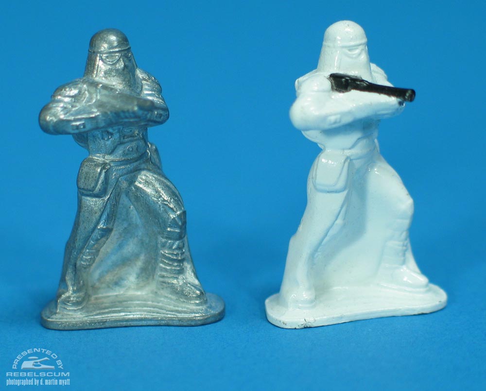 Unpainted Hoth Imperial Stormtrooper from the Hoth Generator Attack Action Playset