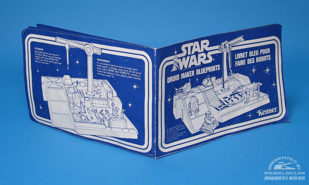 Kenner Canada Droid Maker Blueprints