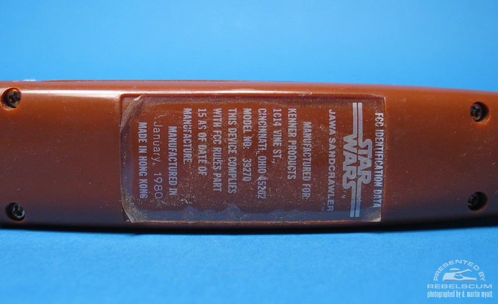 Kenner Canada remote control TESB stickers removed 