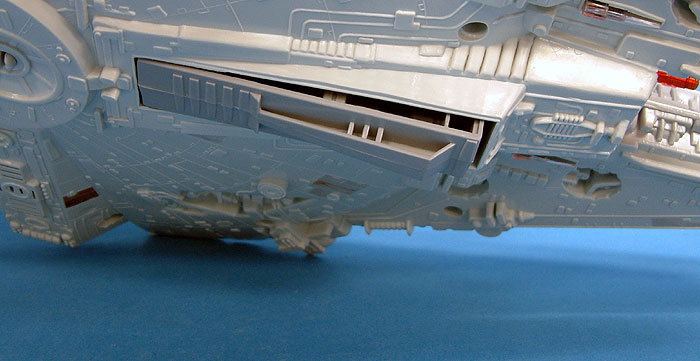 Landing Gear is stored inside the ship