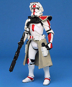 Hasbro Star Wars ROTS Clone Commander In Battle Gear Action Figure GREEN