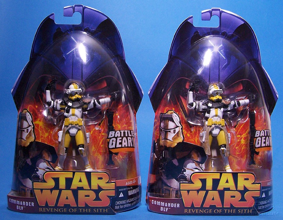 Commander Bly Variations (Yellow and White Shoulder Rings)