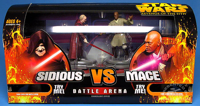 <i>Revenge of the Sith</i> Battle Arena: Darth Sidious VS Mace Windu