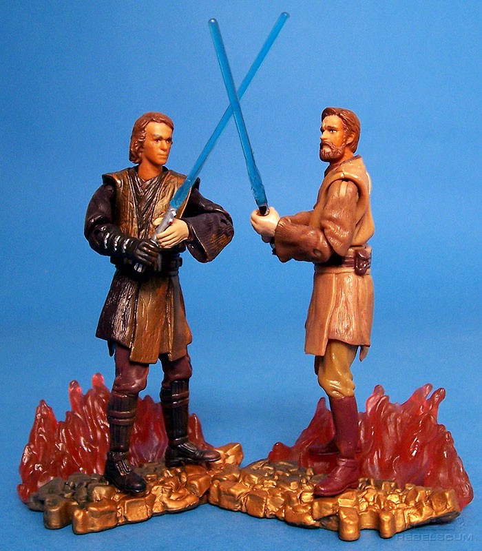 Duel at Mustafar with Obi-Wan Kenobi