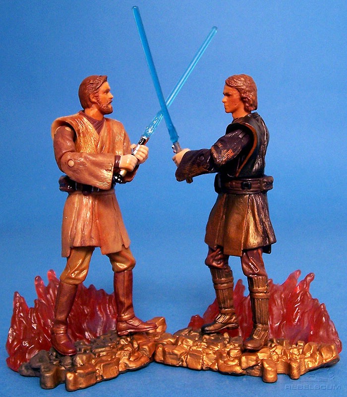 Duel at Mustafar with Darth Vader