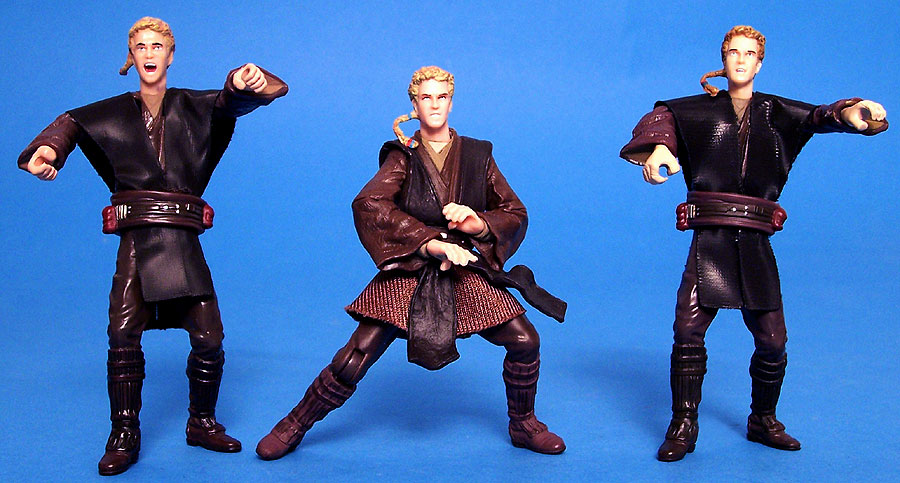 Anakin Skywalker (Deluxe) body | Anakin Skywalker (Tatooine Attack) head = Anakin Skywalker (Battle Pack)