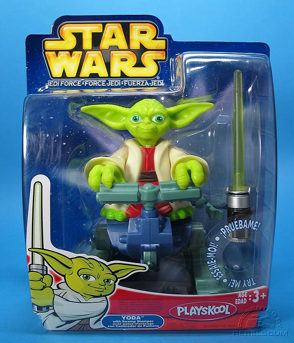 Jedi Force Yoda with Swamp Stomper