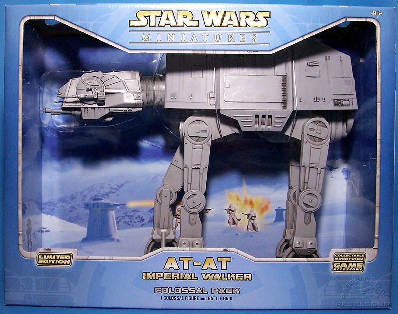 Star Wars Miniatures AT-AT Imperial Walker Colossal Pack