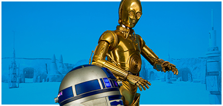 Regular edition C-3PO And R2-D2 Premium Format Figure Set from Sideshow Collectibles Regular edition C-3PO And R2-D2 Premium Format Figure Set from Sideshow Collectibles