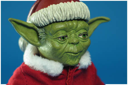 Sideshow Star Wars Santa Holiday Yoda Jedi  12" Action Figure 1:6 NEW IN STOCK 