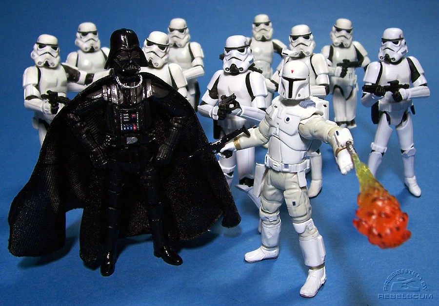 The Empire's Super-Soldier leads his squad