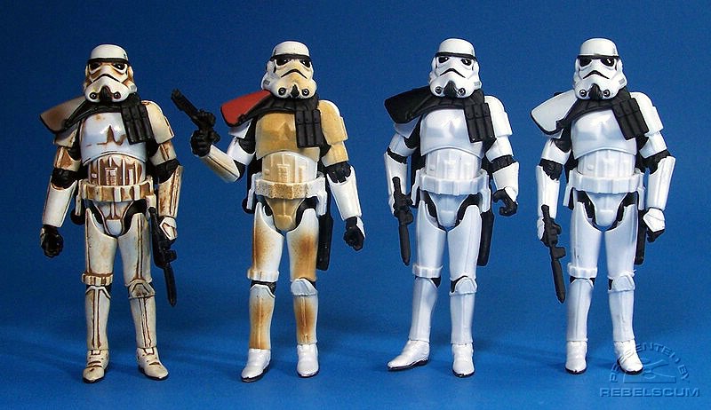 SAGA LEGENDS SANDTROOPERS:<br>''Super Dirty'' Sergeant | ''Dirty'' Squad Leader | ''Clean'' Corporal | ''Clean'' Sergeant