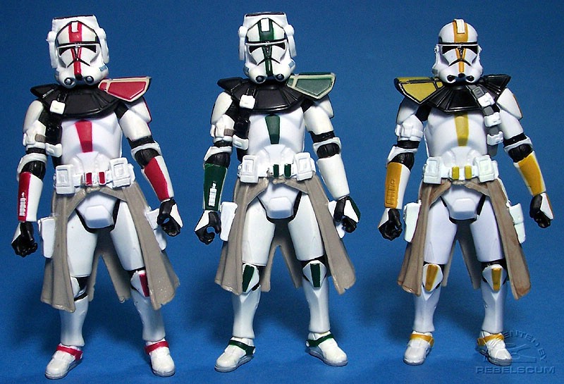 Clone Commander (Deviss) | Clone Commander (Green) | 327th Star Corps Trooper 