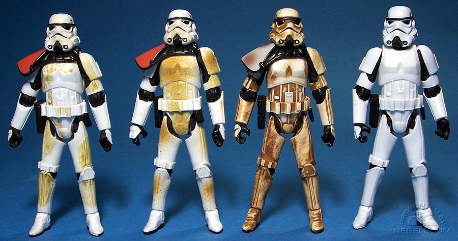 Sandtrooper (Smeared) | Sandtrooper (Sprayed) | Sandtrooper (POTP) | Stormtrooper