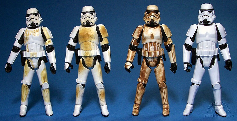 Sandtrooper (Smeared) | Sandtrooper (Sprayed) | Sandtrooper (POTP) | Stormtrooper