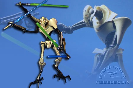 Clone Star Wars General Grievous Cw01 Action Figure With Interchangeable Arms for sale online
