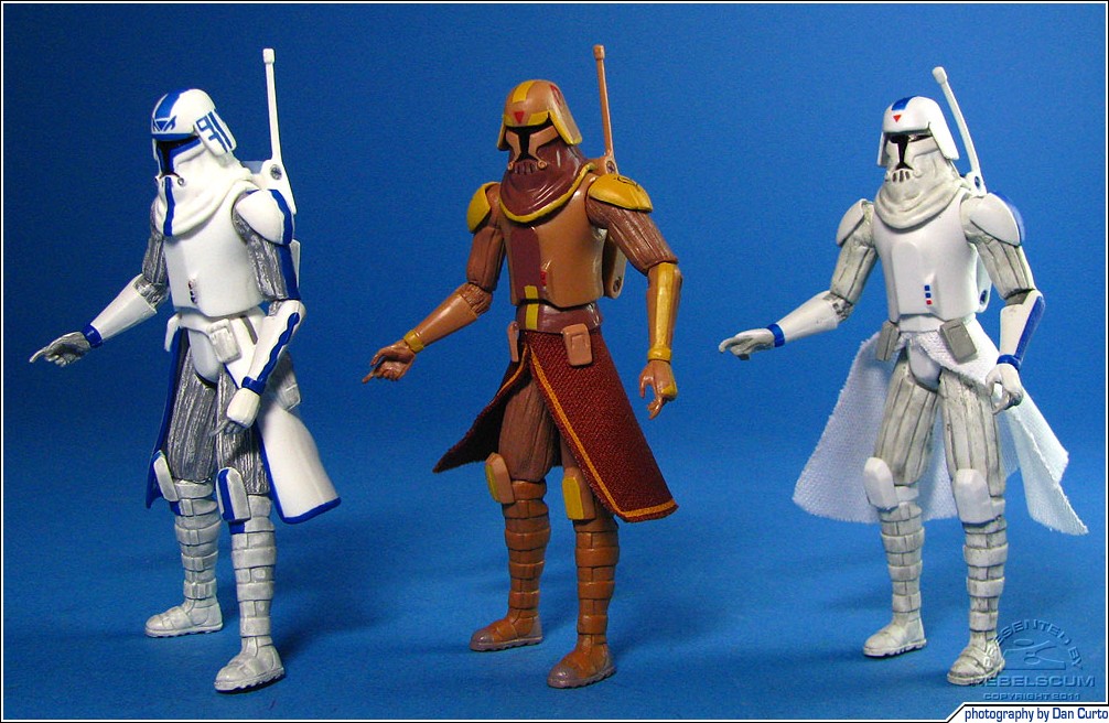 Captain Rex (Orto Plutonia) | Flamethrower Clone Trooper | Clone Trooper (Freeco Speeder)