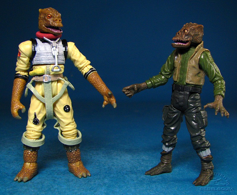 No relation (Bossk is a Trandoshan. Hrchek is a Saurin)