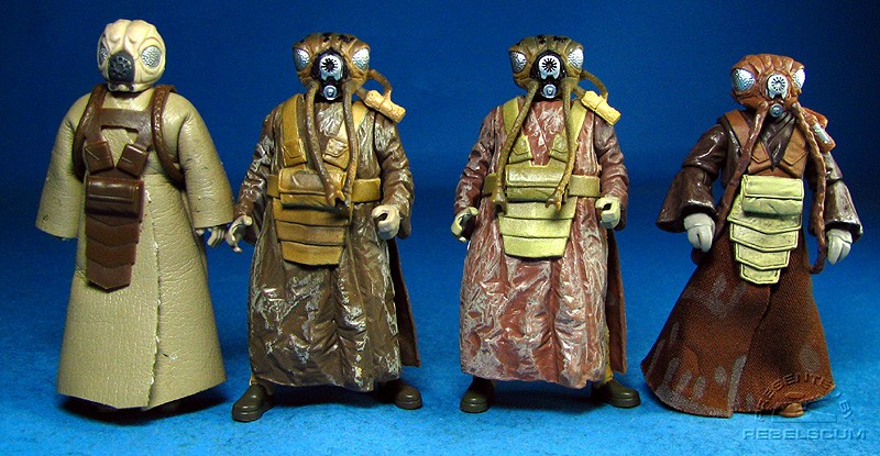 Vintage 4-LOM | POTF2 Zuckuss | TSC Zuckuss (repaint) | LC Zuckuss