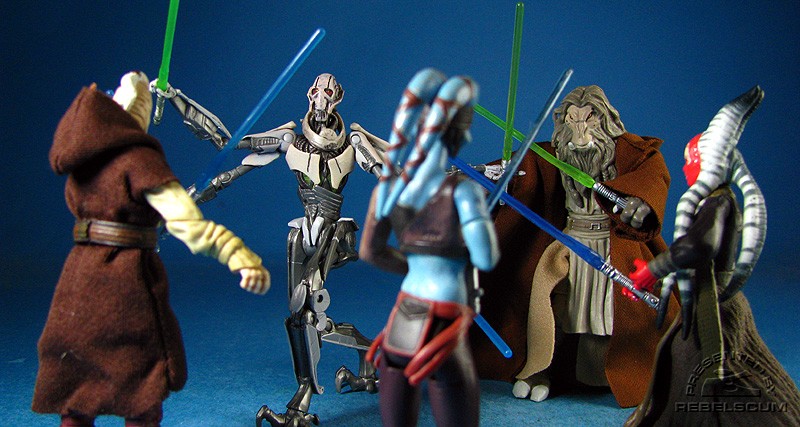 Battling General Grievous on Hypori