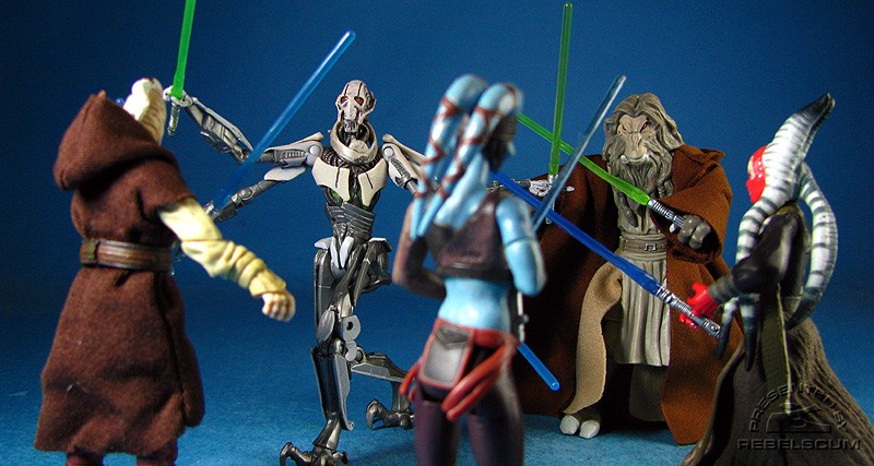 Battling General Grievous on Hypori