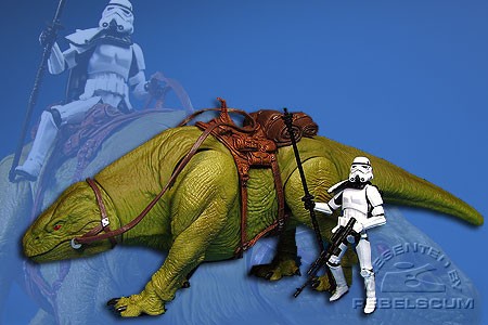 Dewback with Imperial Sandtrooper