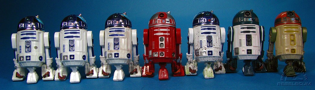 VOTC R2-D2 | Early Bird R2-D2 | TSC Hoth R2-D2 | R2-R9 | Endor R2-D2 | R4-F5 | R4-H5