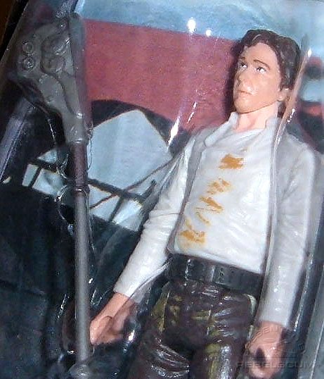 Han Solo (Carbonite) Force Pike accessory with number 4