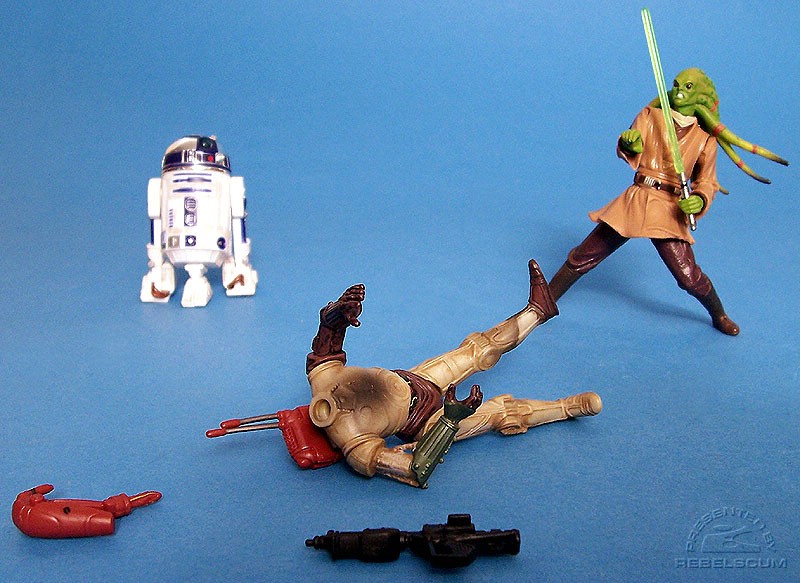 Face-off against Kit Fisto