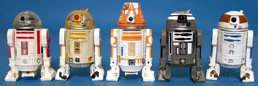 Astromech Droid Pack Series I (R3-T2 | R2-C4 | R4-A22 | R2-Q2 | R3-T2)