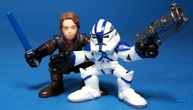 Galactic Heroes Dark Side Anakin and Clone Trooper