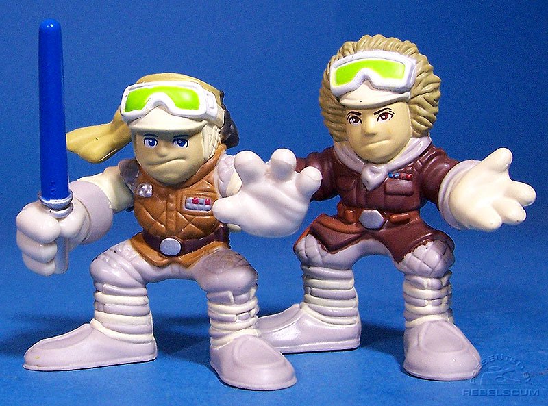 Galactic Heroes Luke Skywalker and Han Solo