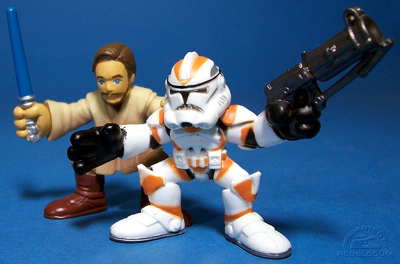 Galactic Heroes Obi-Wan Kenobi and Clone Trooper