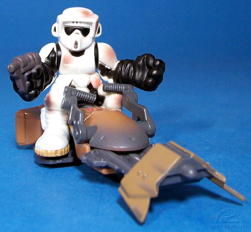 Galactic Heroes Scout Trooper and Speeder Bike
