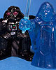 Galactic Heroes Darth Vader and Holographic Emperor Palpatine