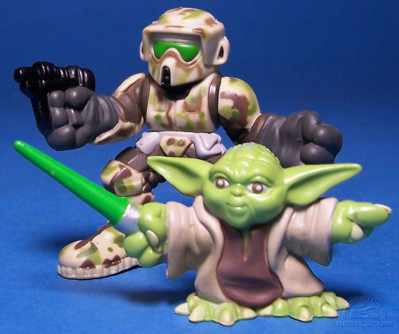 Galactic Heroes Yoda and Kashyyyk Trooper