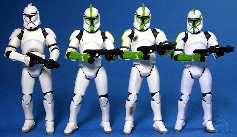 CLONE WARS Clone | Troop Builder Sergeant | Damaged Sergeant | TSC Sergeant SAGA-060