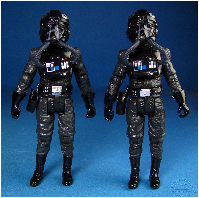 Imperial TIE Fighter Pilot (2009 Evolutions/TIE Fighter) | Imperial TIE FIghter Pilot (2010 Special Action Figure Set)