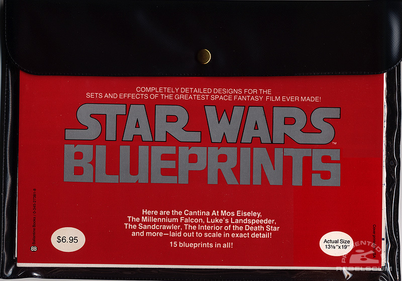 Star Wars Blueprints in plastic folder