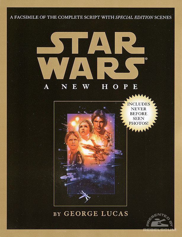 Star Wars: A New Hope Facsimile Script