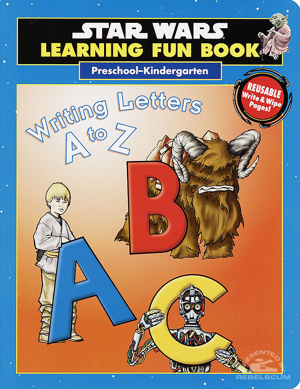 Star Wars: Learning Fun Book – Writing Letters A to Z: Preschool-Kindergarten - Softcover